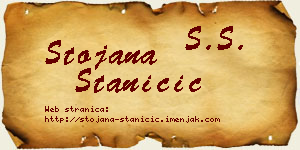 Stojana Staničić vizit kartica